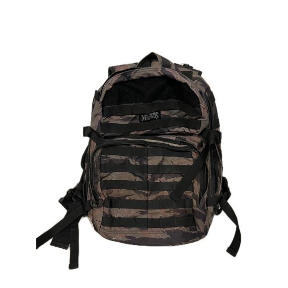 Generic Green Black Camo Tactical Backpack 36L - Picture 1 of 5